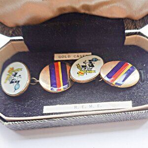 Vintage 14K gold cufflinks
